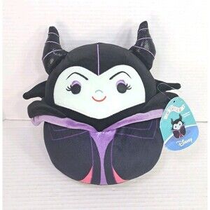 Squishmallow Disney Villains Maleficent 8" Plush Kellytoy Stuffed Animal W/ Tags